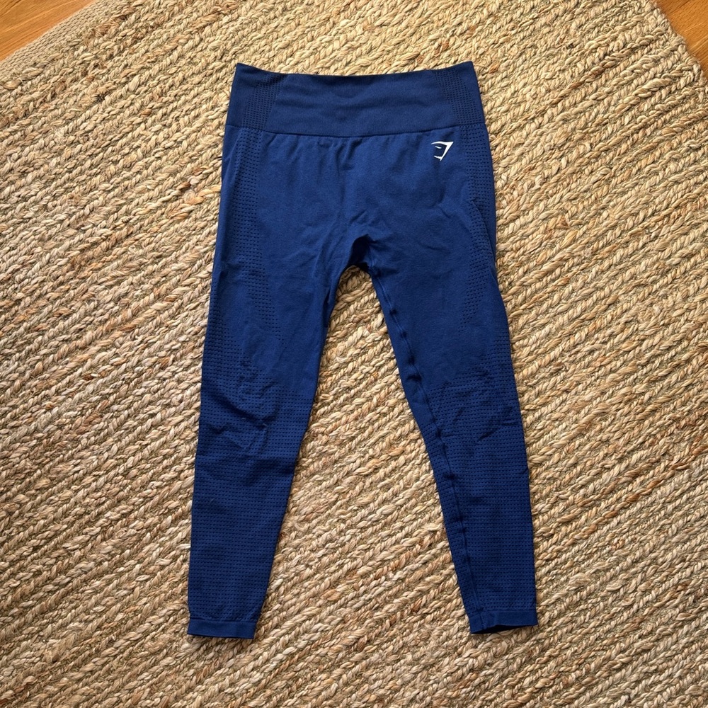Gymshark Seamless Navy Blue Leggings